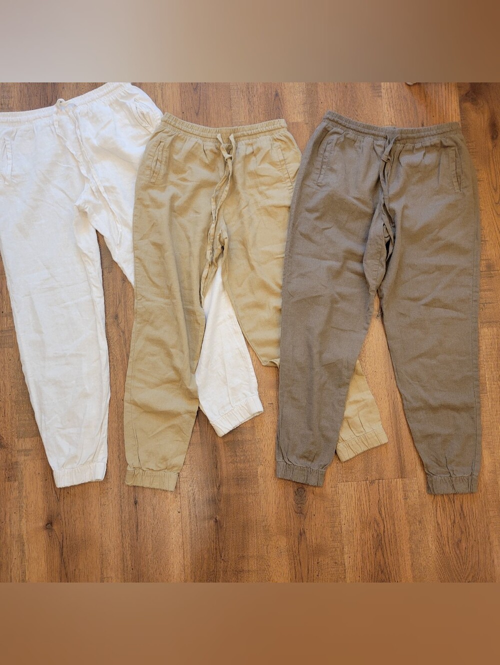 Bundle Of Womens Linen Joggers